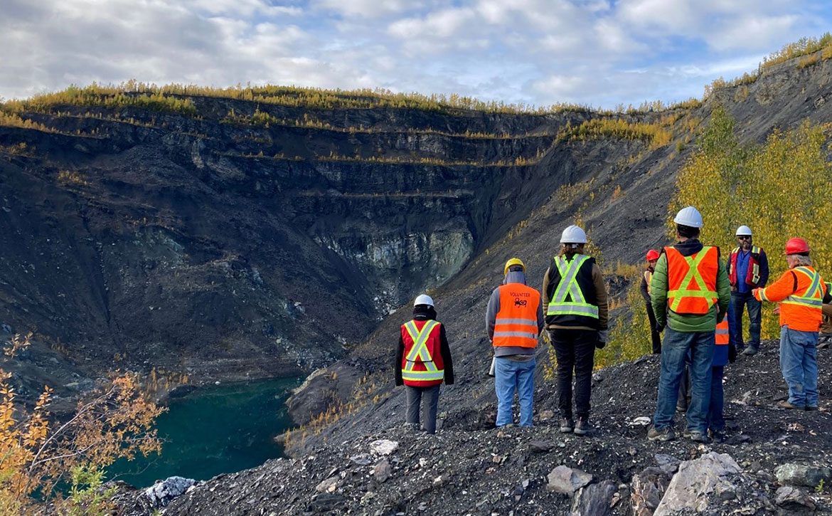 Clinton Creek mine site.